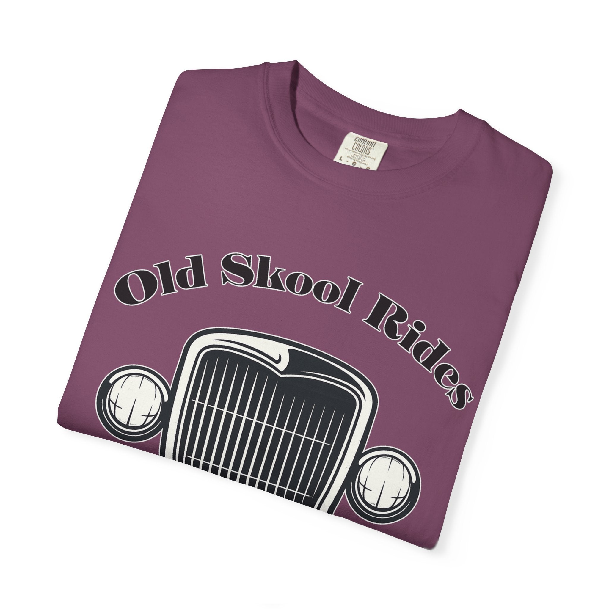 Base Old Skool Rides T-Shirt — Vintage Car Grill Graphic Tee (Est. 2018)