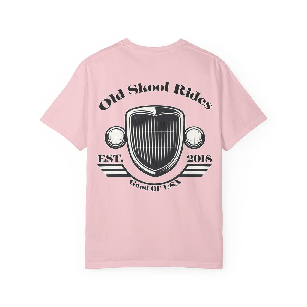 Back Logo T-Shirt — "Old Skool Rides" Vintage Auto Graphic