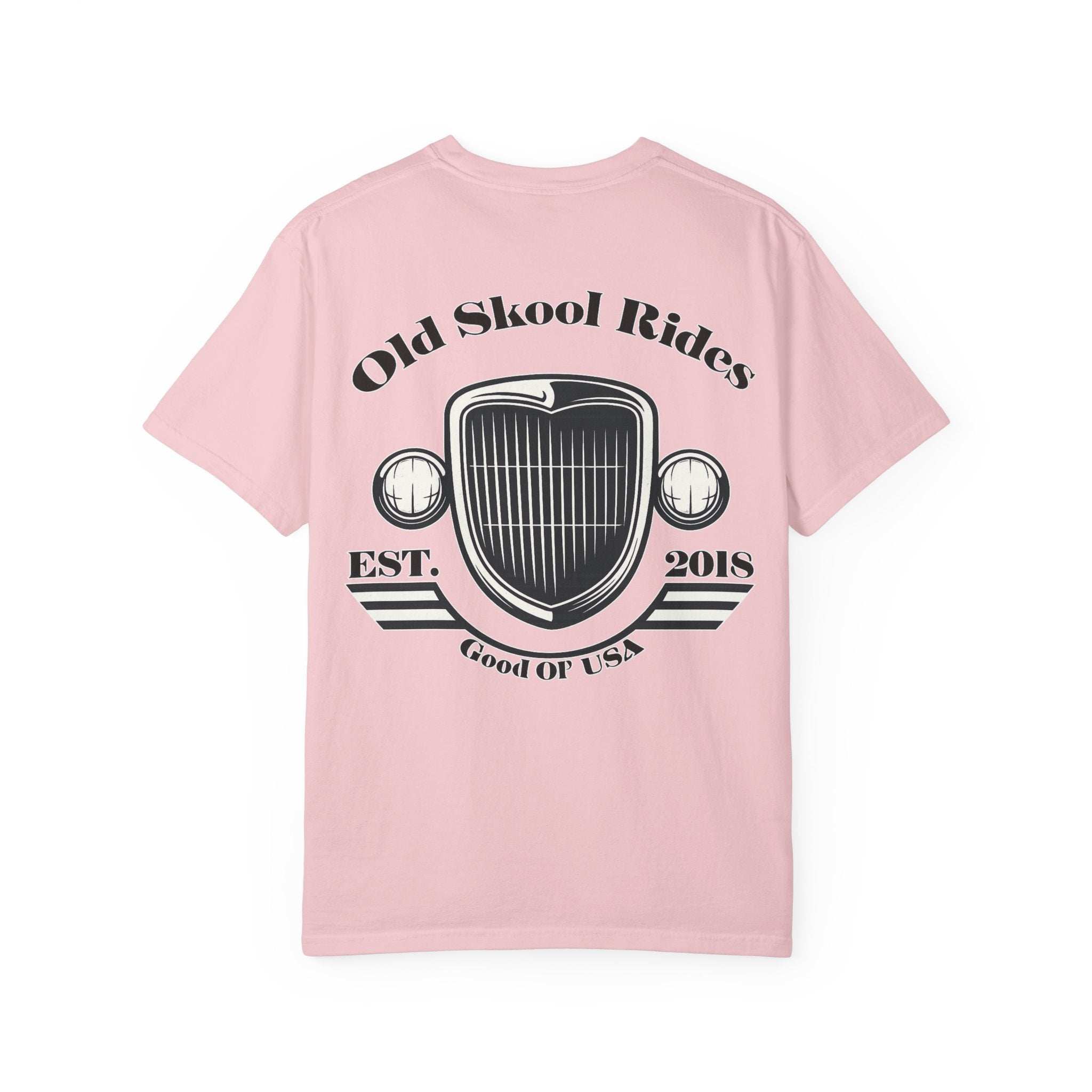Back Logo T-Shirt — "Old Skool Rides" Vintage Auto Graphic