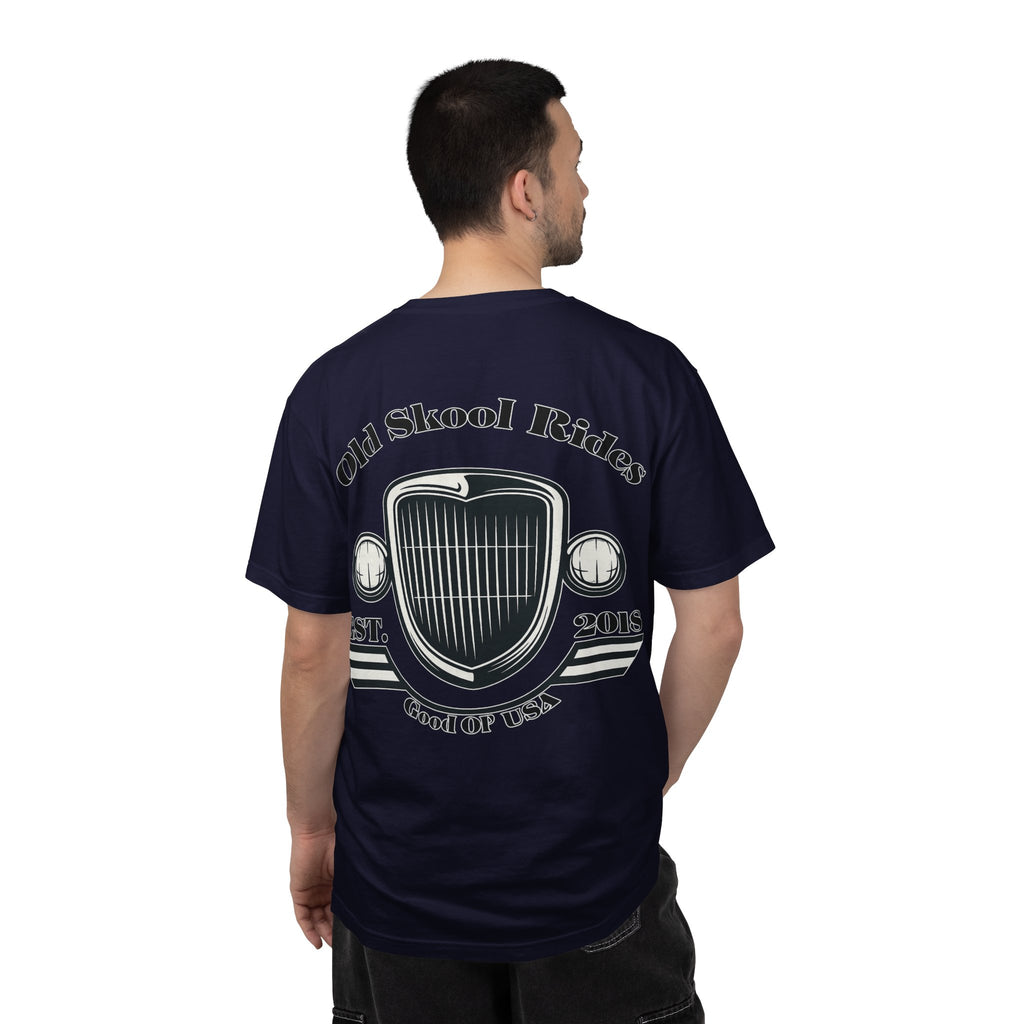 Back Logo T-Shirt — "Old Skool Rides" Vintage Auto Graphic