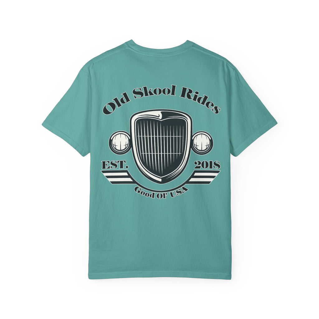 Back Logo T-Shirt — "Old Skool Rides" Vintage Auto Graphic