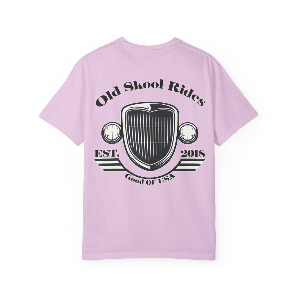 Back Logo T-Shirt — "Old Skool Rides" Vintage Auto Graphic