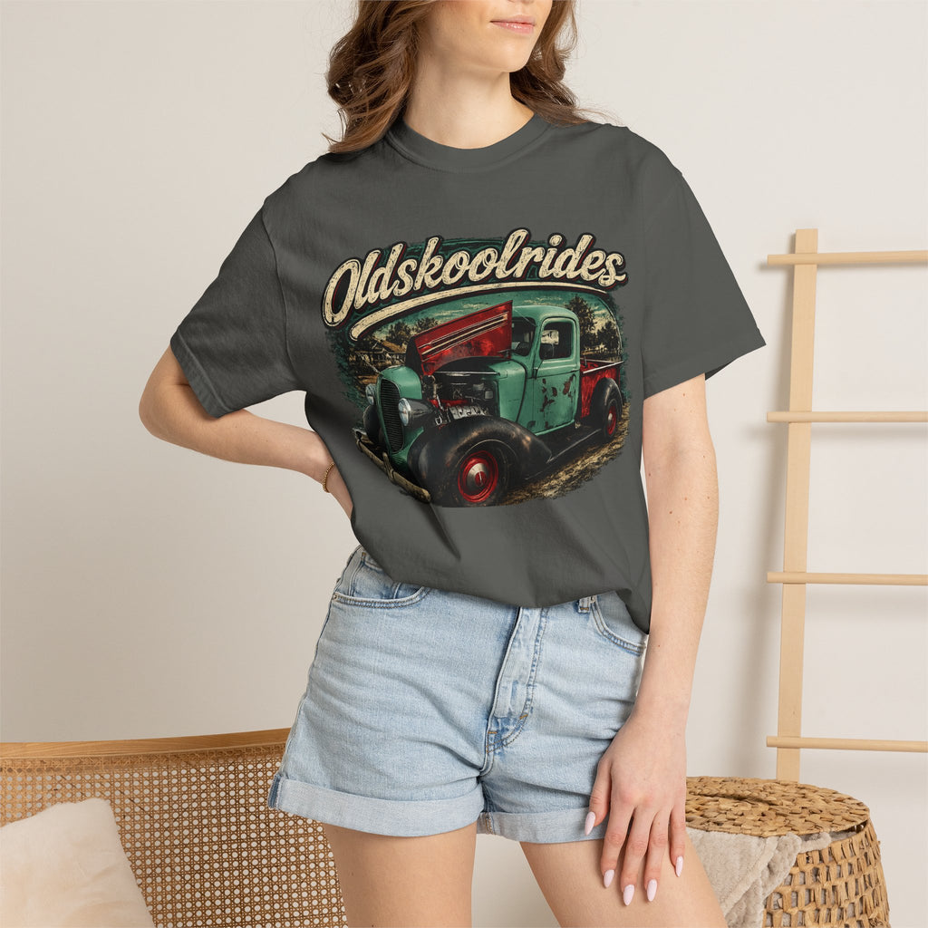 Old Skool Rides T-Shirt — Vintage Classic Truck Graphic Tee