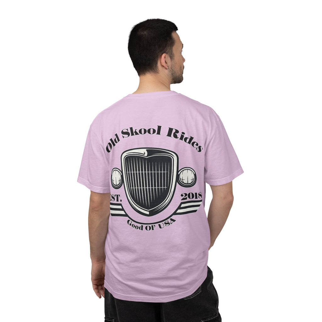 Back Logo T-Shirt — "Old Skool Rides" Vintage Auto Graphic