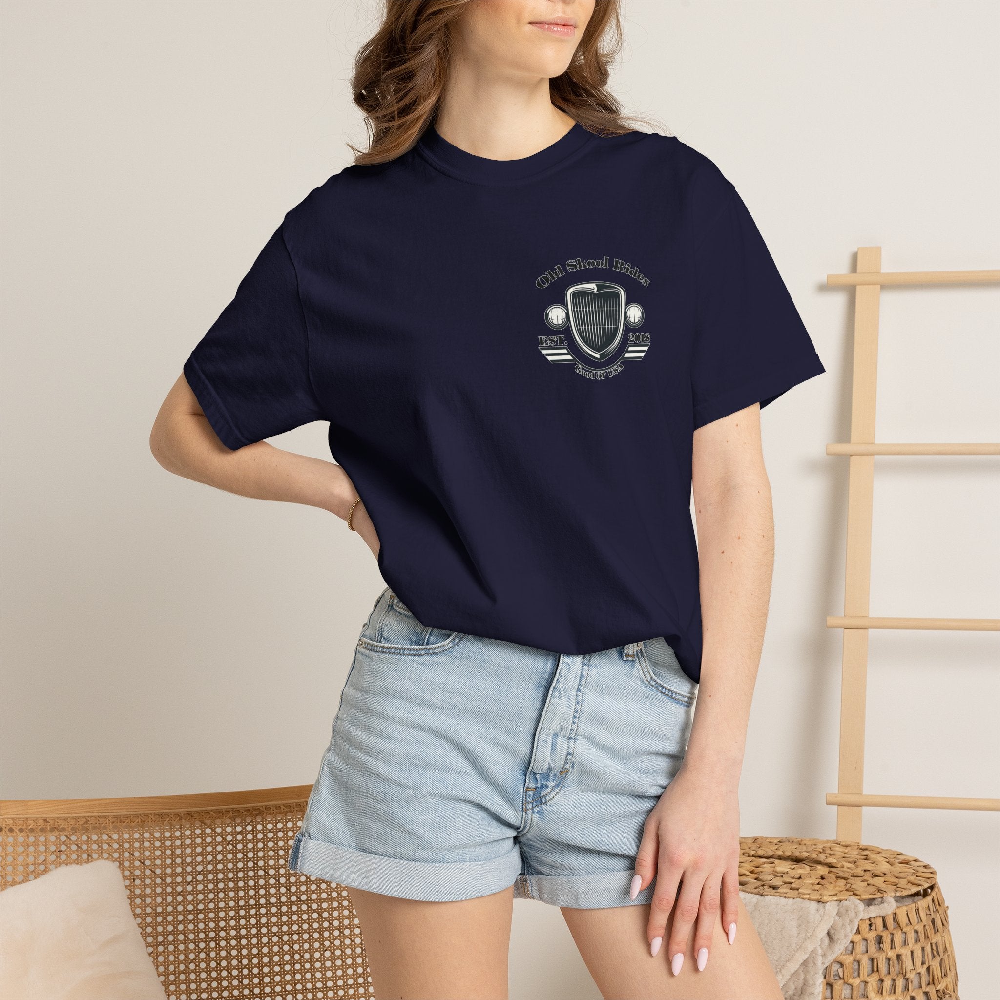 Vintage Truck T-Shirt — "Oldskool Rides" Classic Car Tee