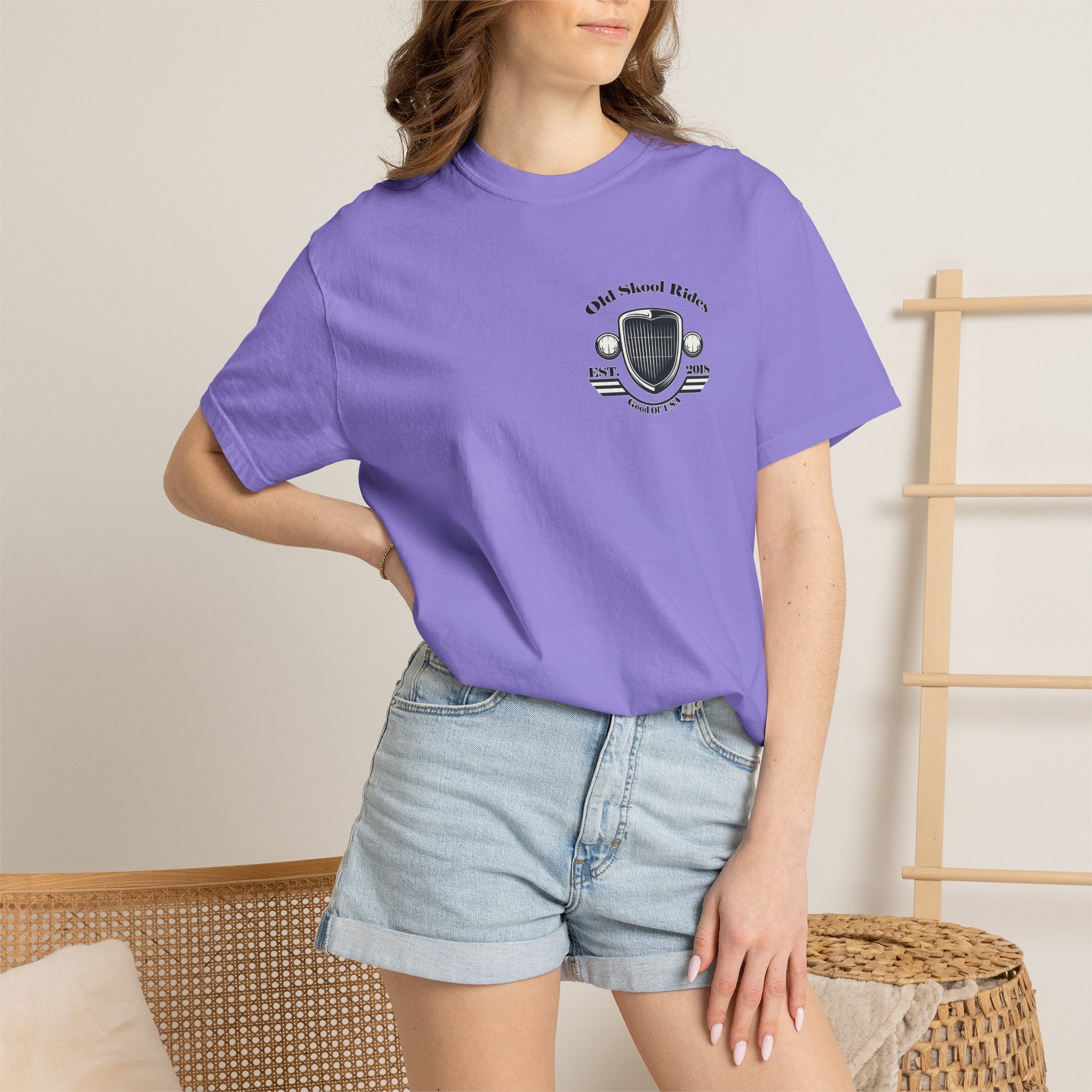 Vintage Truck T-Shirt — "Oldskool Rides" Classic Car Tee