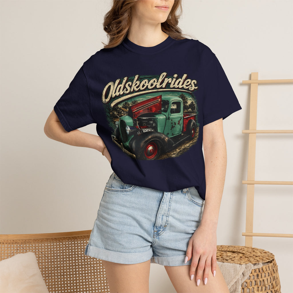 Old Skool Rides T-Shirt — Vintage Classic Truck Graphic Tee