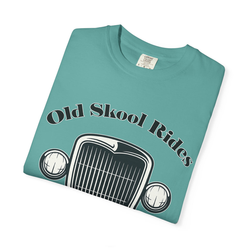 Base Old Skool Rides T-Shirt — Vintage Car Grill Graphic Tee (Est. 2018)