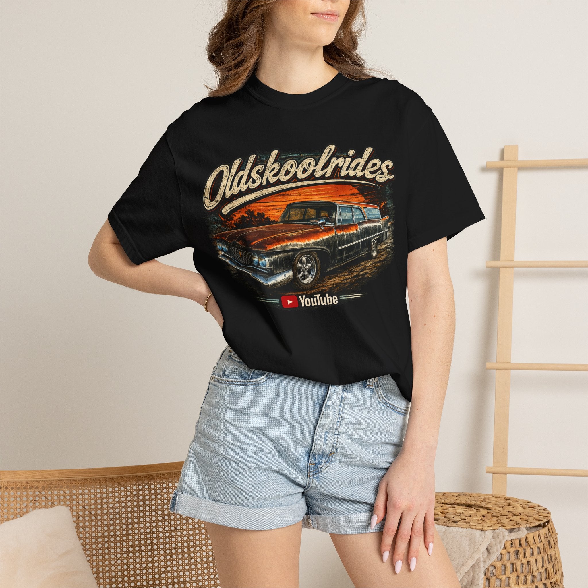 OldSkoolWagon Front design T-shirt