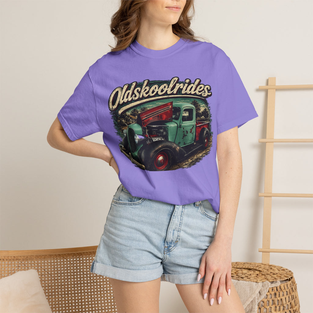 Old Skool Rides T-Shirt — Vintage Classic Truck Graphic Tee