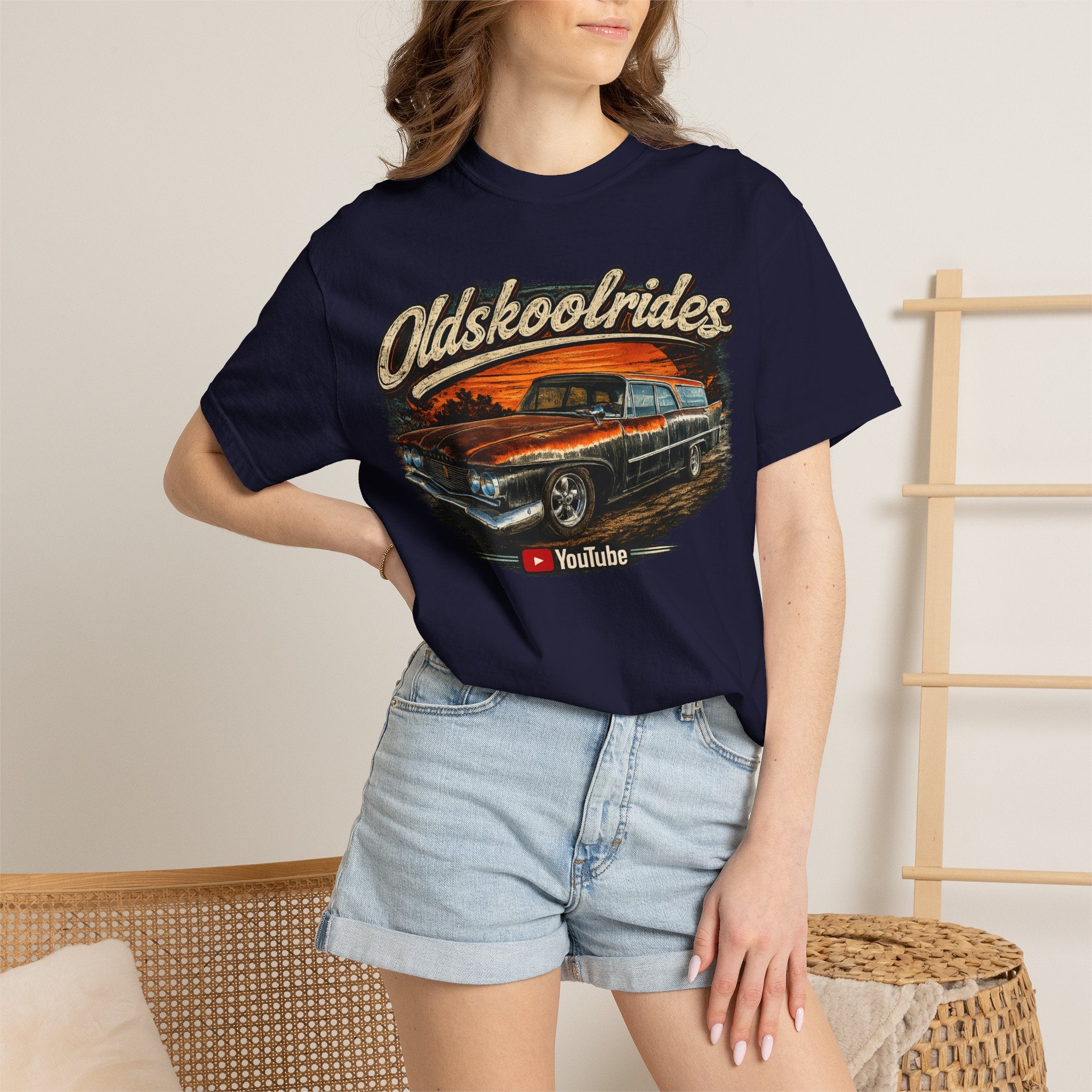 OldSkoolWagon Front design T-shirt