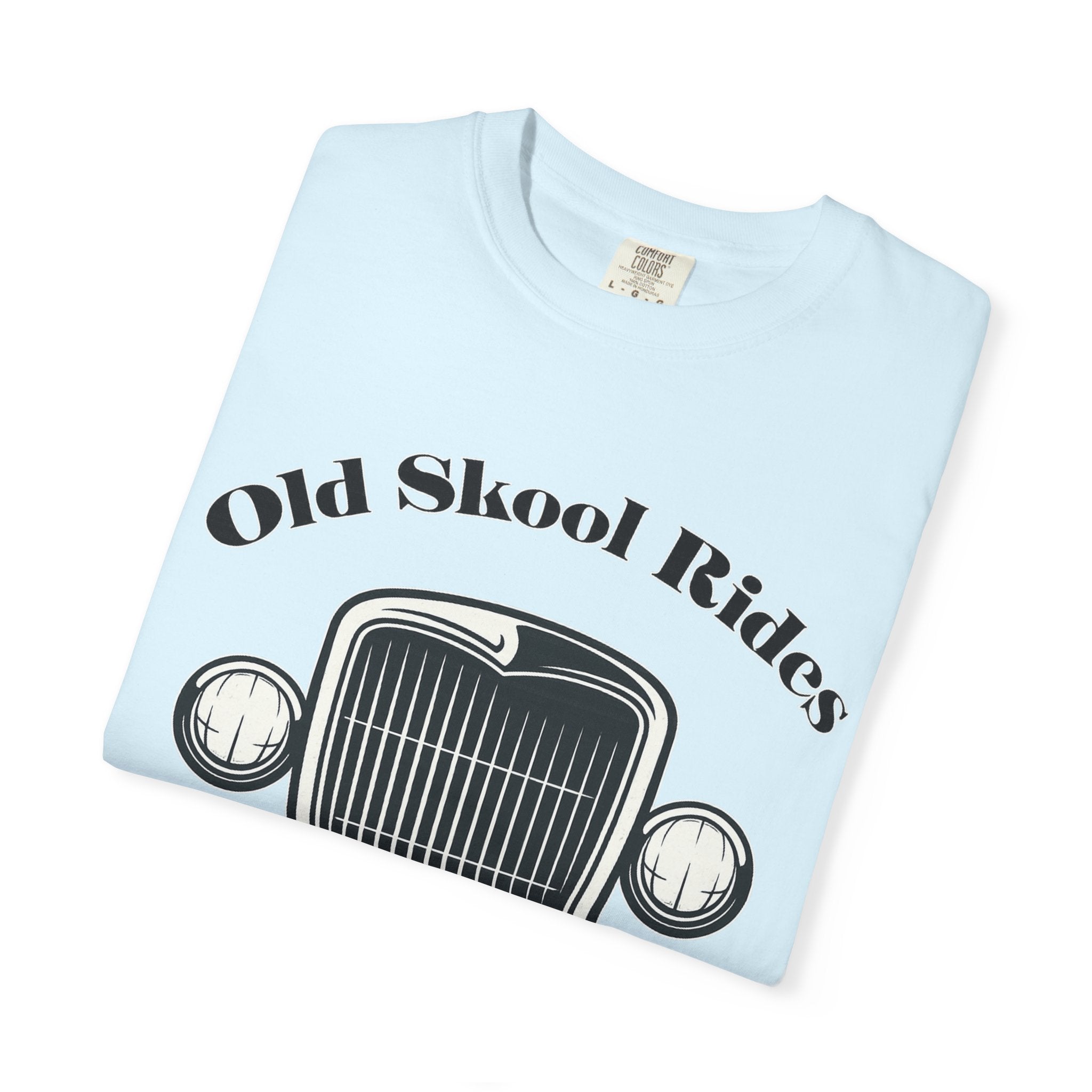 Base Old Skool Rides T-Shirt — Vintage Car Grill Graphic Tee (Est. 2018)
