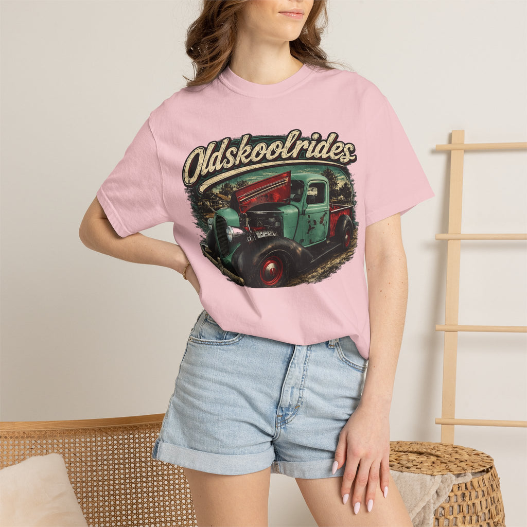 Old Skool Rides T-Shirt — Vintage Classic Truck Graphic Tee