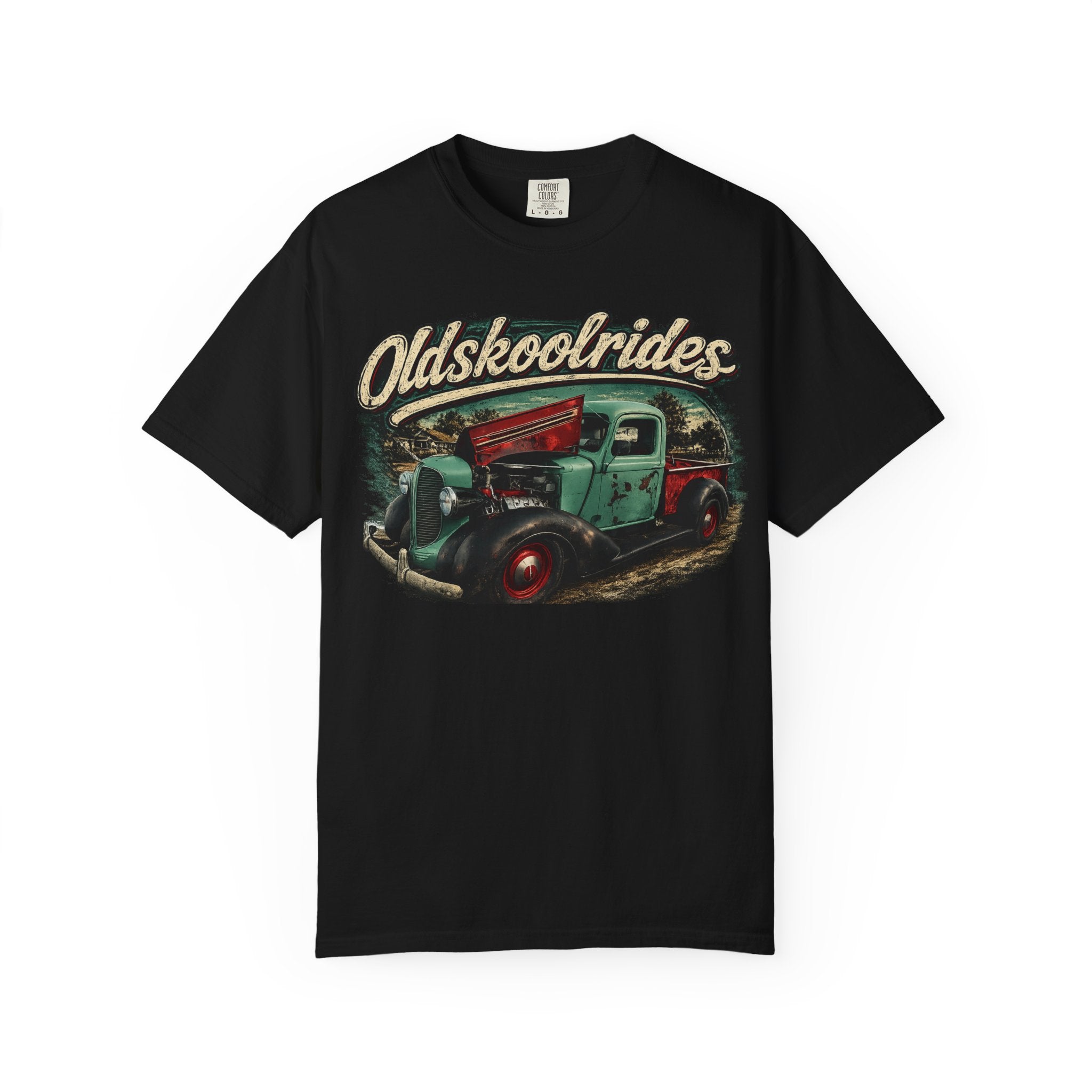 Old Skool Rides T-Shirt — Vintage Classic Truck Graphic Tee
