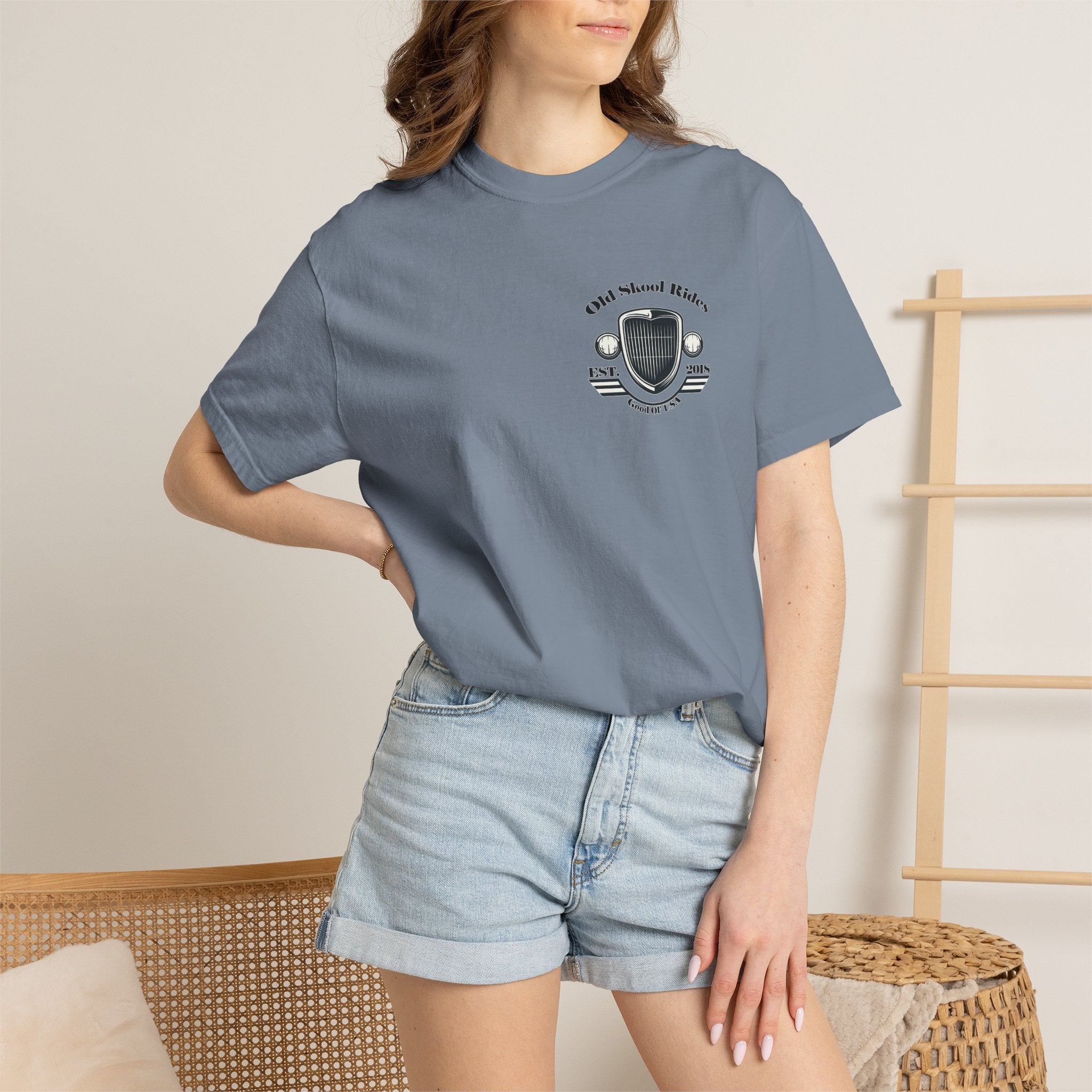 Vintage Truck T-Shirt — "Oldskool Rides" Classic Car Tee