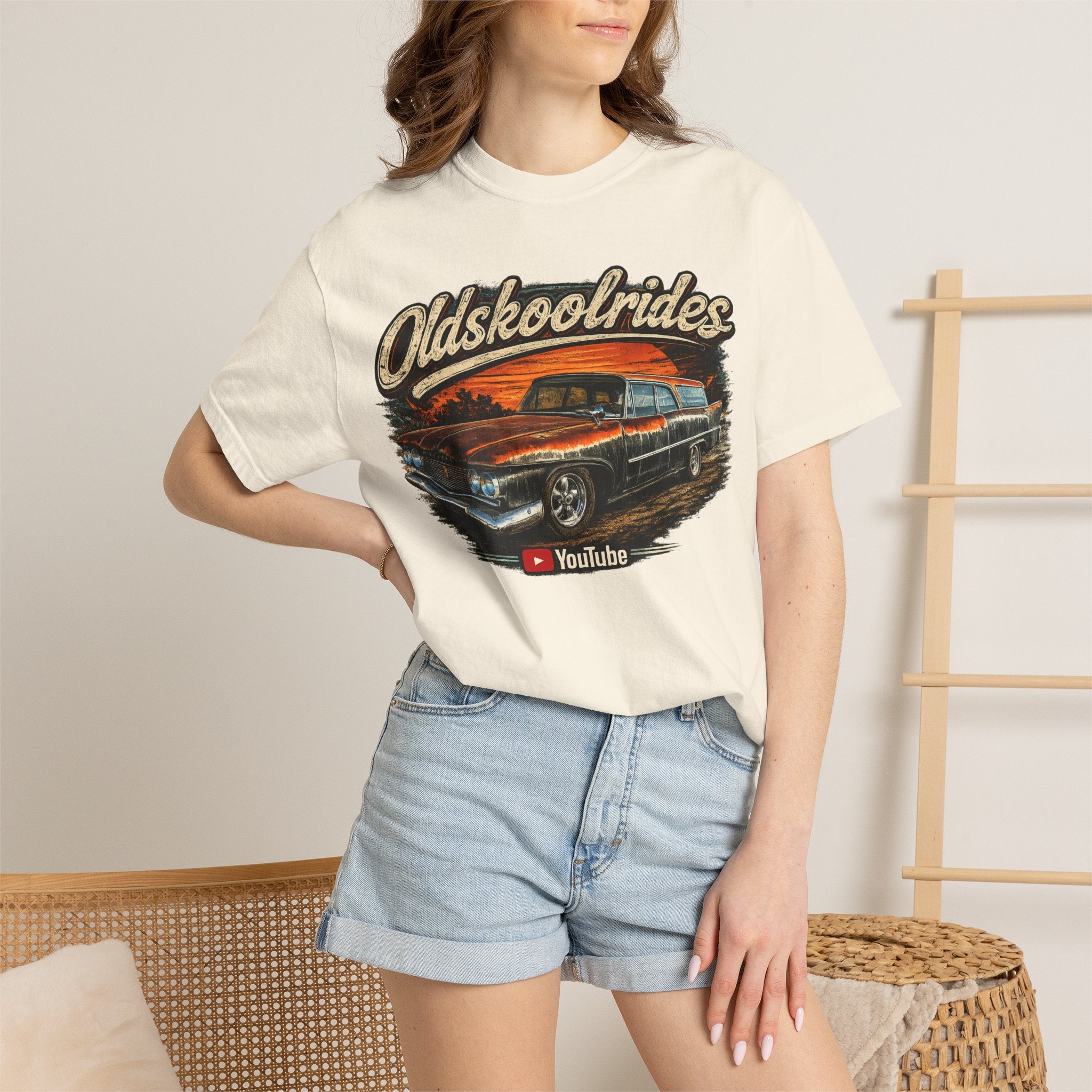 OldSkoolWagon Front design T-shirt