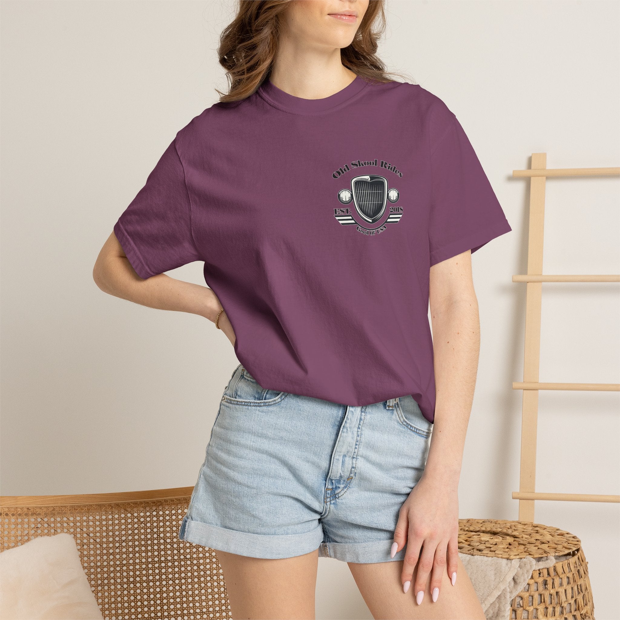 Vintage Truck T-Shirt — "Oldskool Rides" Classic Car Tee