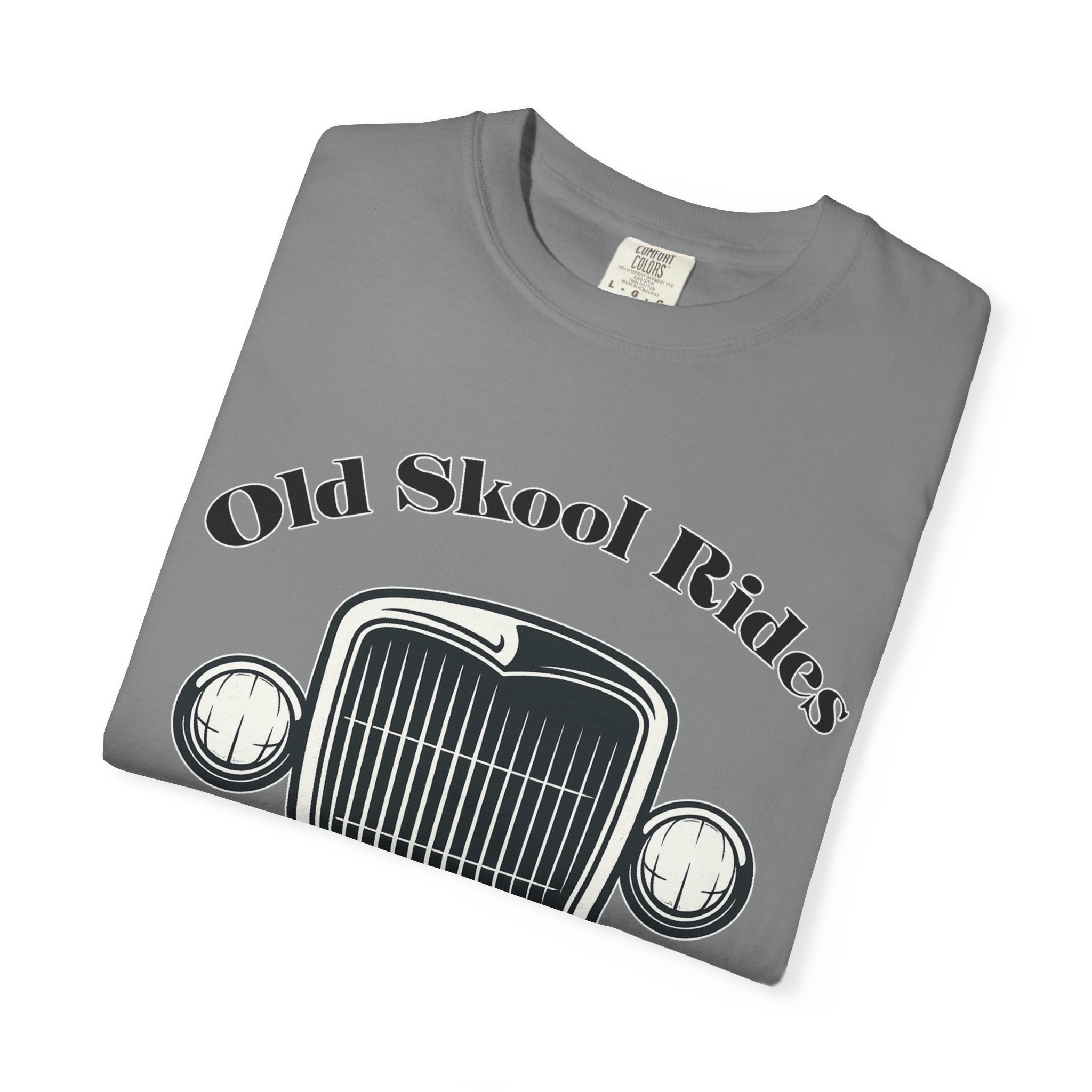 Base Old Skool Rides T-Shirt — Vintage Car Grill Graphic Tee (Est. 2018)