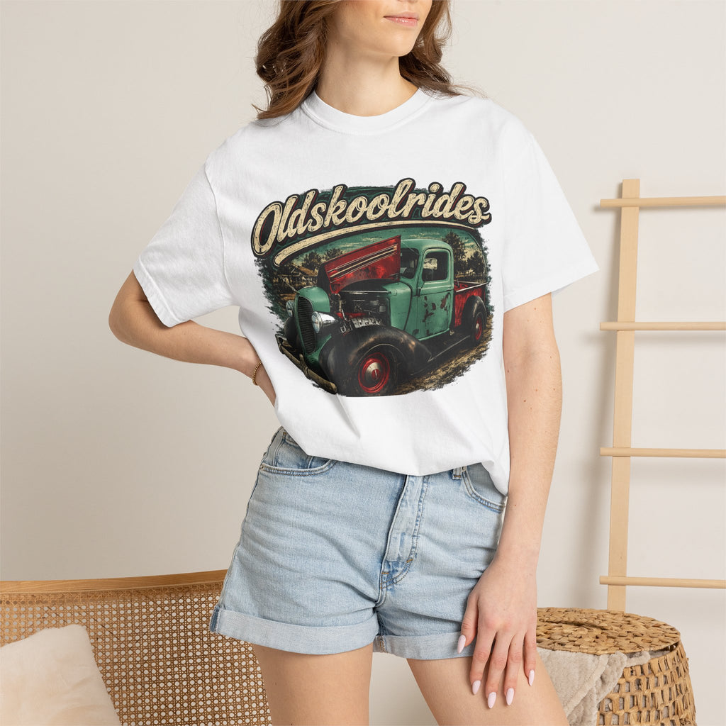 Old Skool Rides T-Shirt — Vintage Classic Truck Graphic Tee