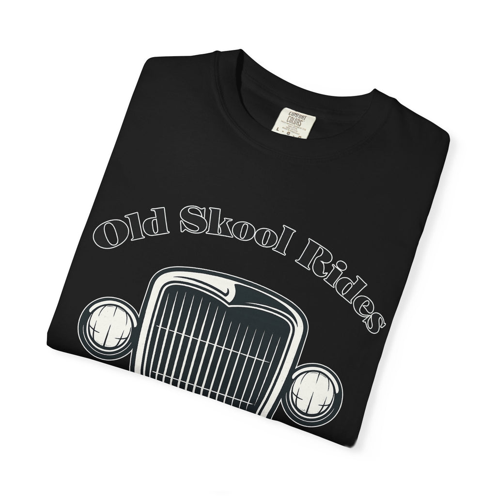 Base Old Skool Rides T-Shirt — Vintage Car Grill Graphic Tee (Est. 2018)