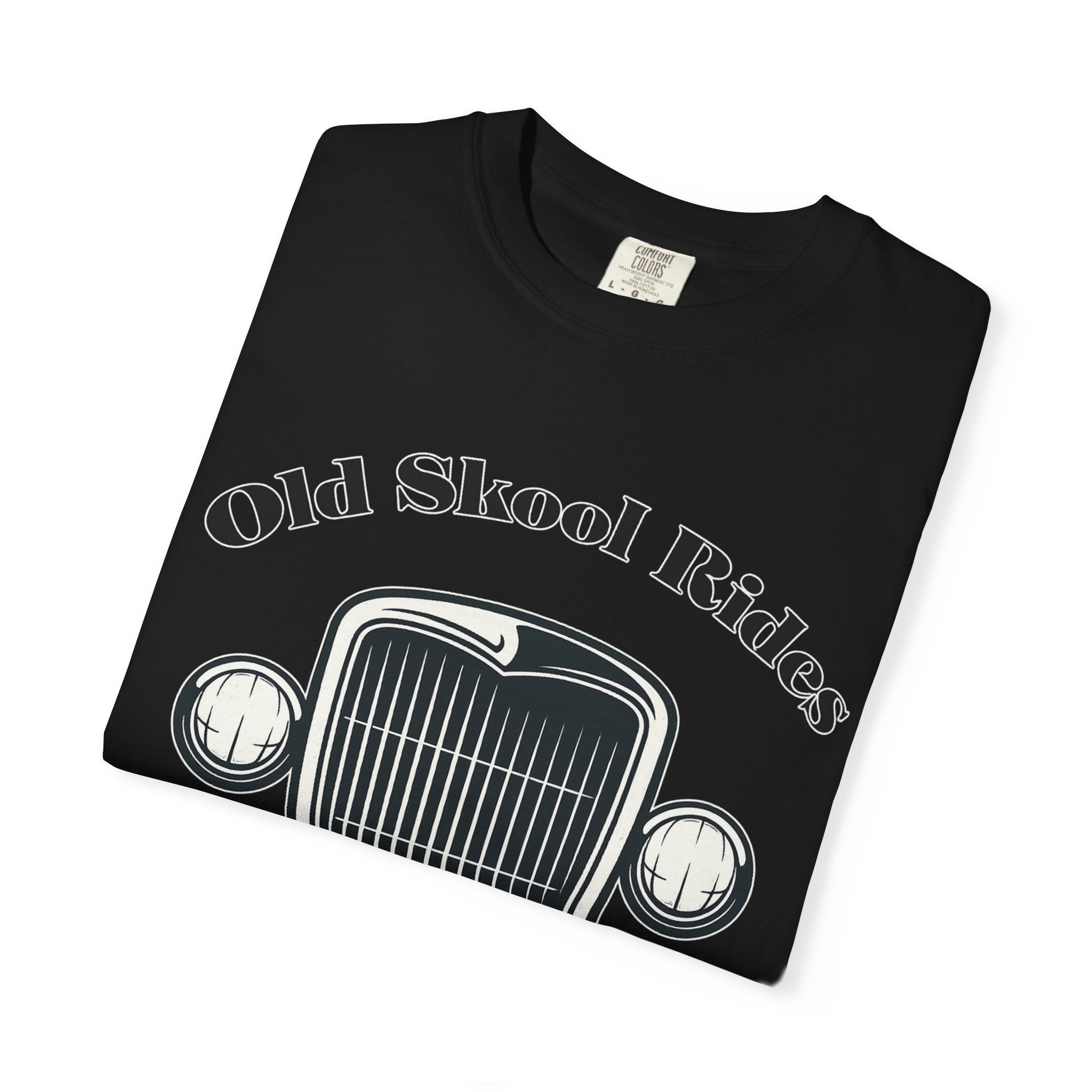 Base Old Skool Rides T-Shirt — Vintage Car Grill Graphic Tee (Est. 2018)