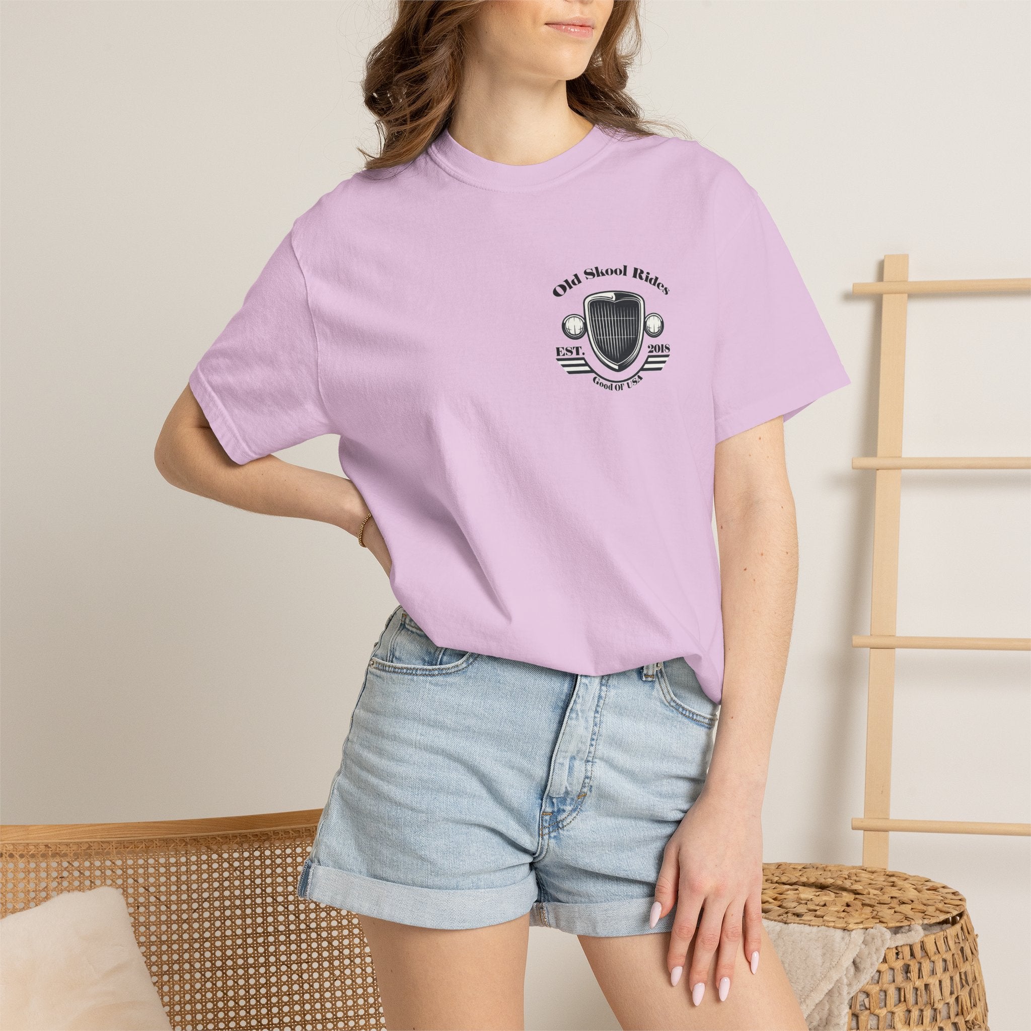 Vintage Truck T-Shirt — "Oldskool Rides" Classic Car Tee