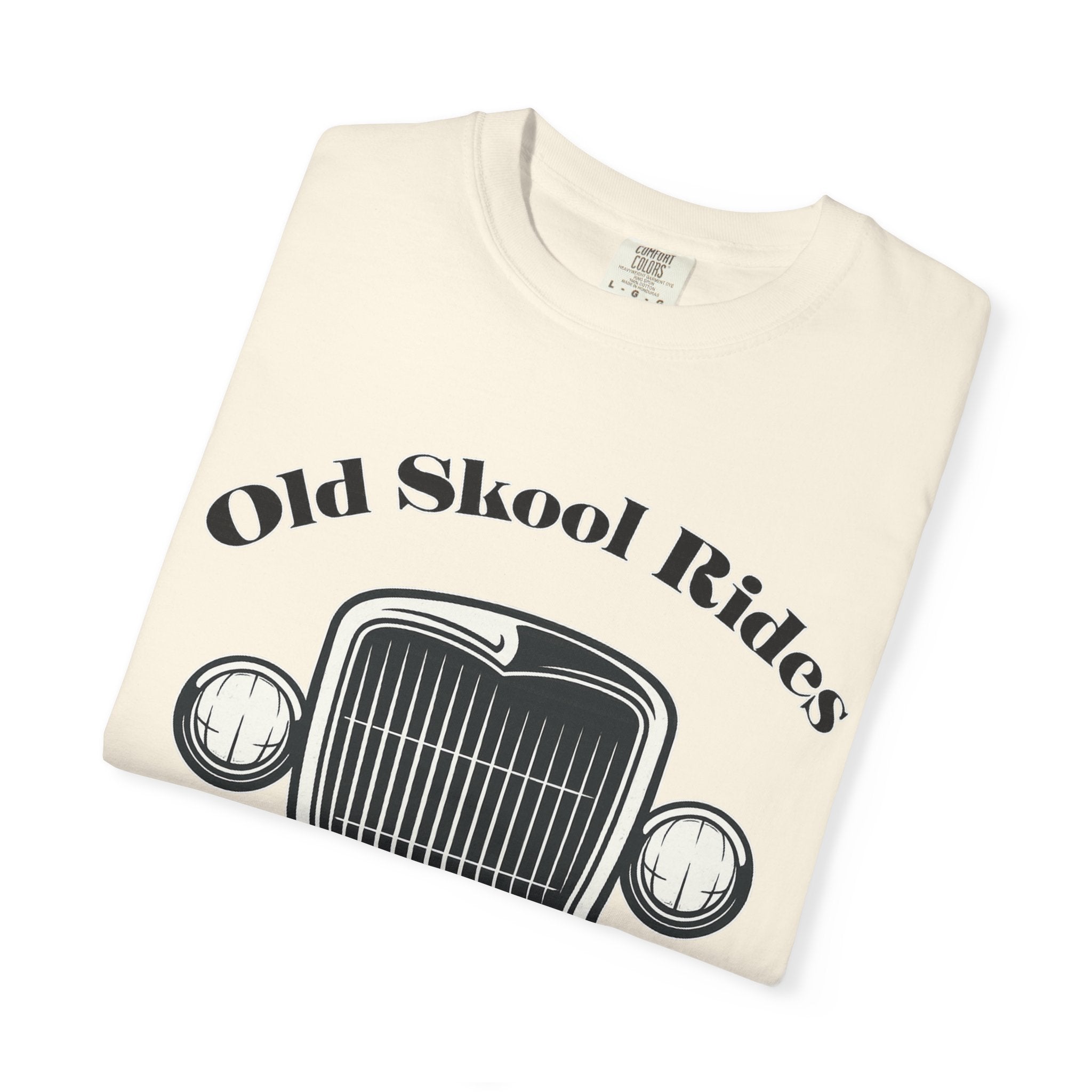 Base Old Skool Rides T-Shirt — Vintage Car Grill Graphic Tee (Est. 2018)