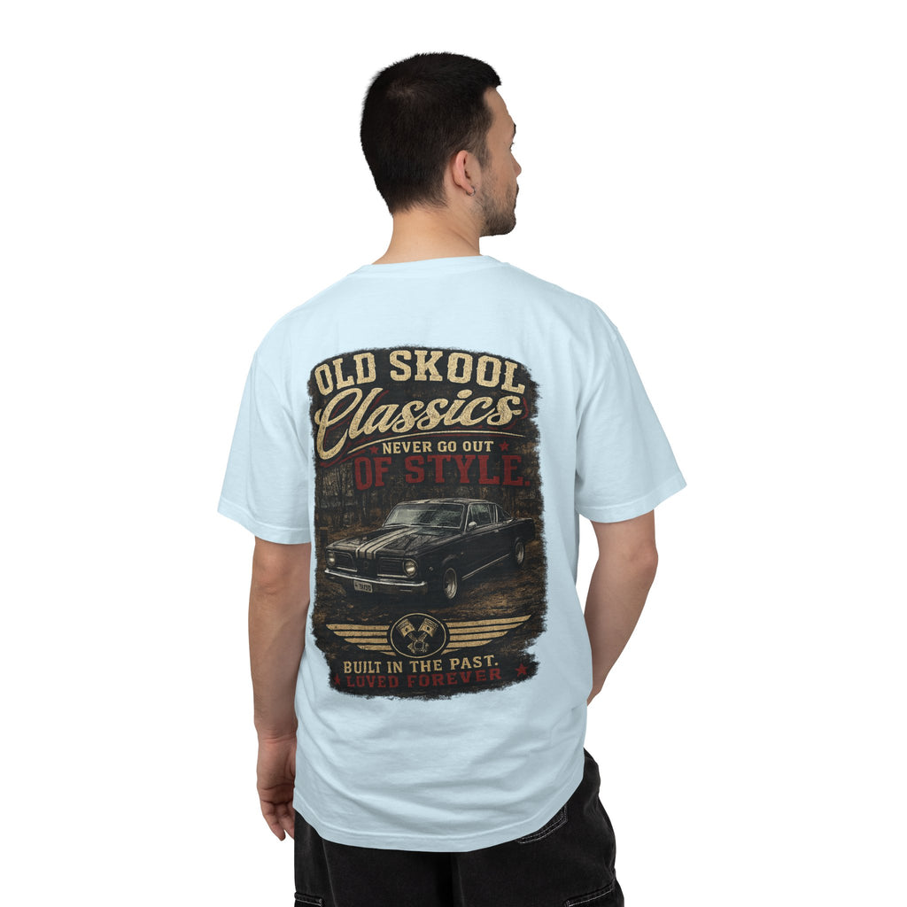 Old Skool Classics Never Die T-Shirt — Vintage Muscle Car Graphic Tee