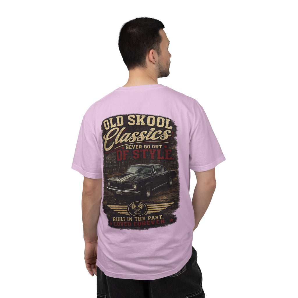Old Skool Classics Never Die T-Shirt — Vintage Muscle Car Graphic Tee