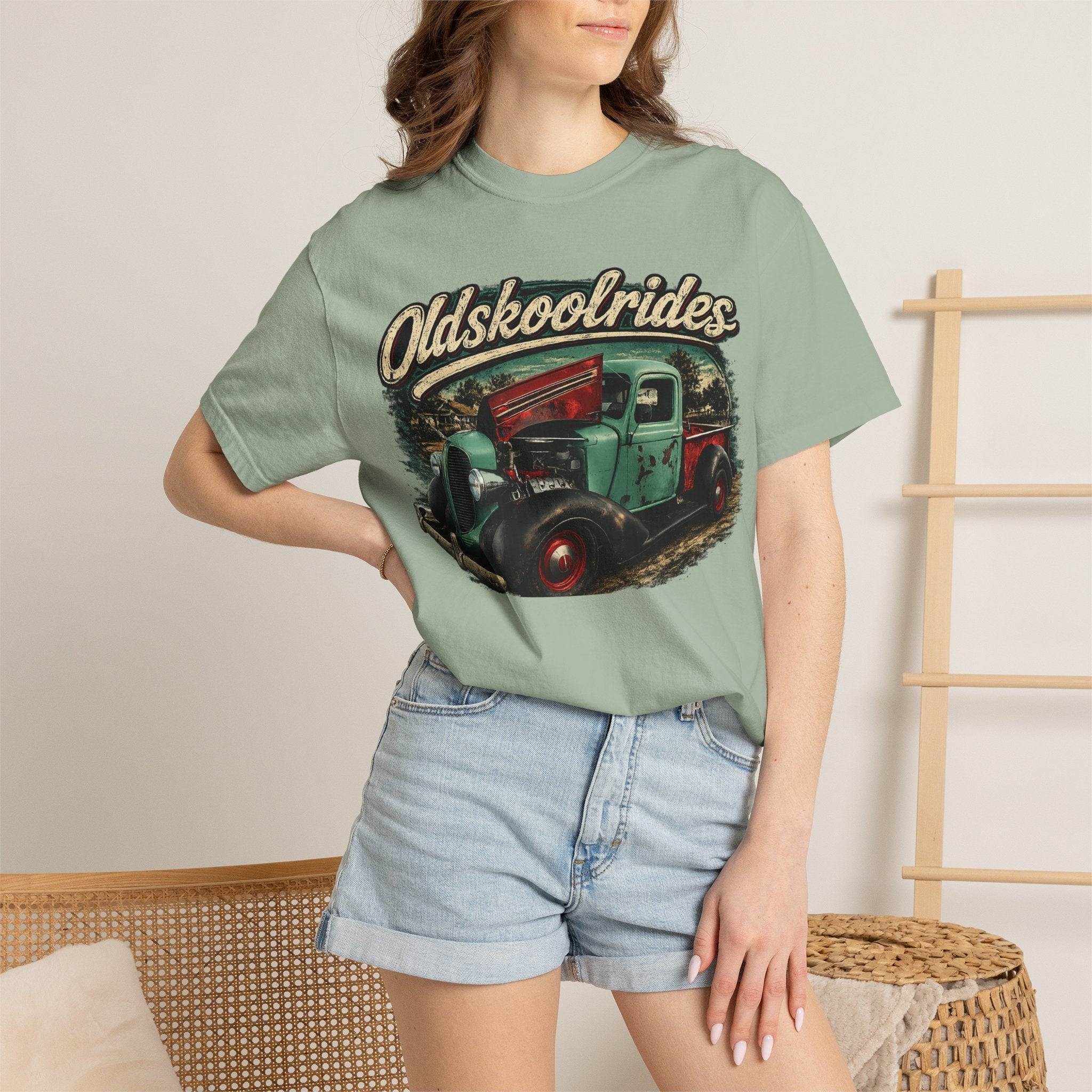 Old Skool Rides T-Shirt — Vintage Classic Truck Graphic Tee