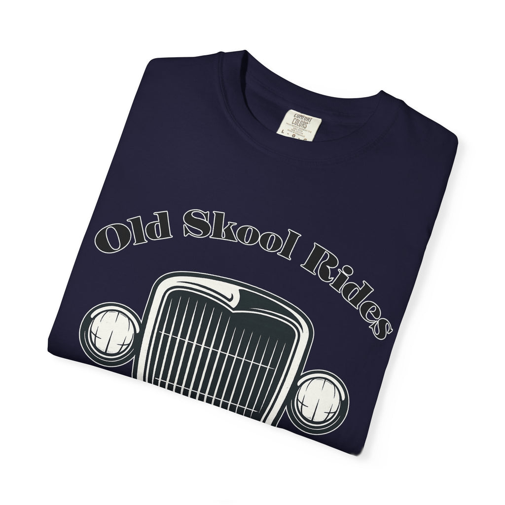 Base Old Skool Rides T-Shirt — Vintage Car Grill Graphic Tee (Est. 2018)