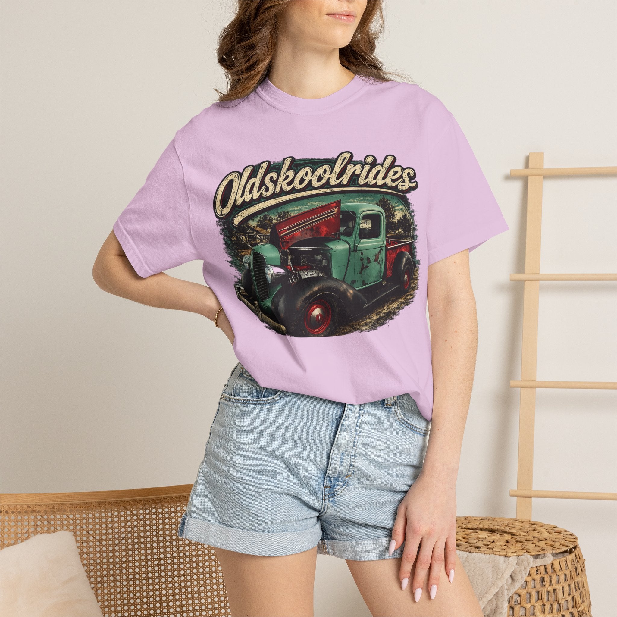 Old Skool Rides T-Shirt — Vintage Classic Truck Graphic Tee