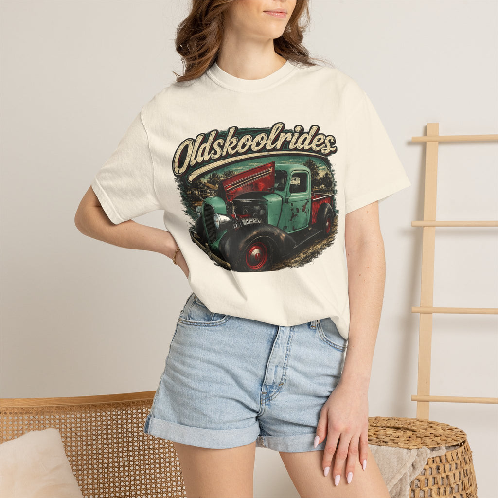 Old Skool Rides T-Shirt — Vintage Classic Truck Graphic Tee