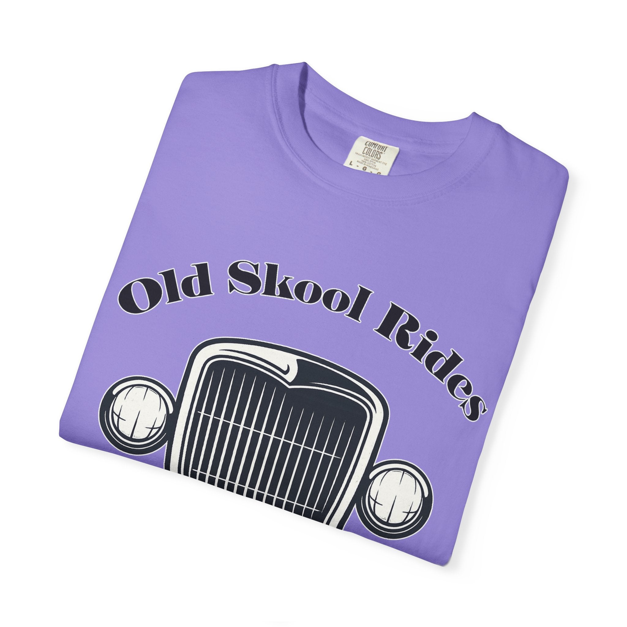 Base Old Skool Rides T-Shirt — Vintage Car Grill Graphic Tee (Est. 2018)
