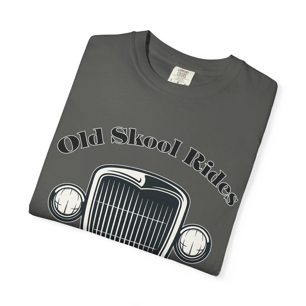 Base Old Skool Rides T-Shirt — Vintage Car Grill Graphic Tee (Est. 2018)