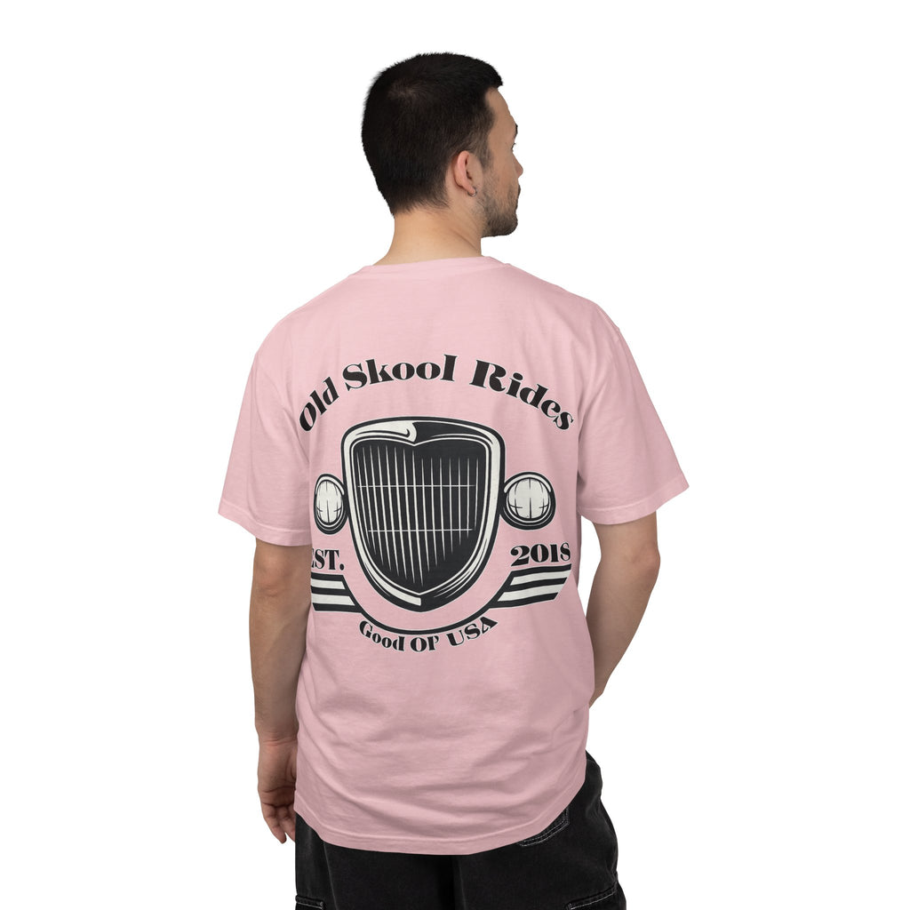 Back Logo T-Shirt — "Old Skool Rides" Vintage Auto Graphic