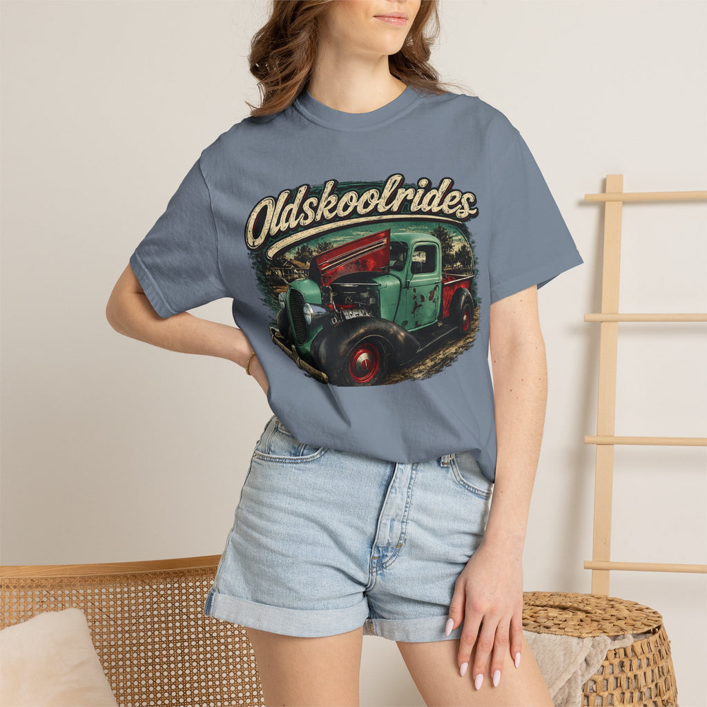 Old Skool Rides T-Shirt — Vintage Classic Truck Graphic Tee