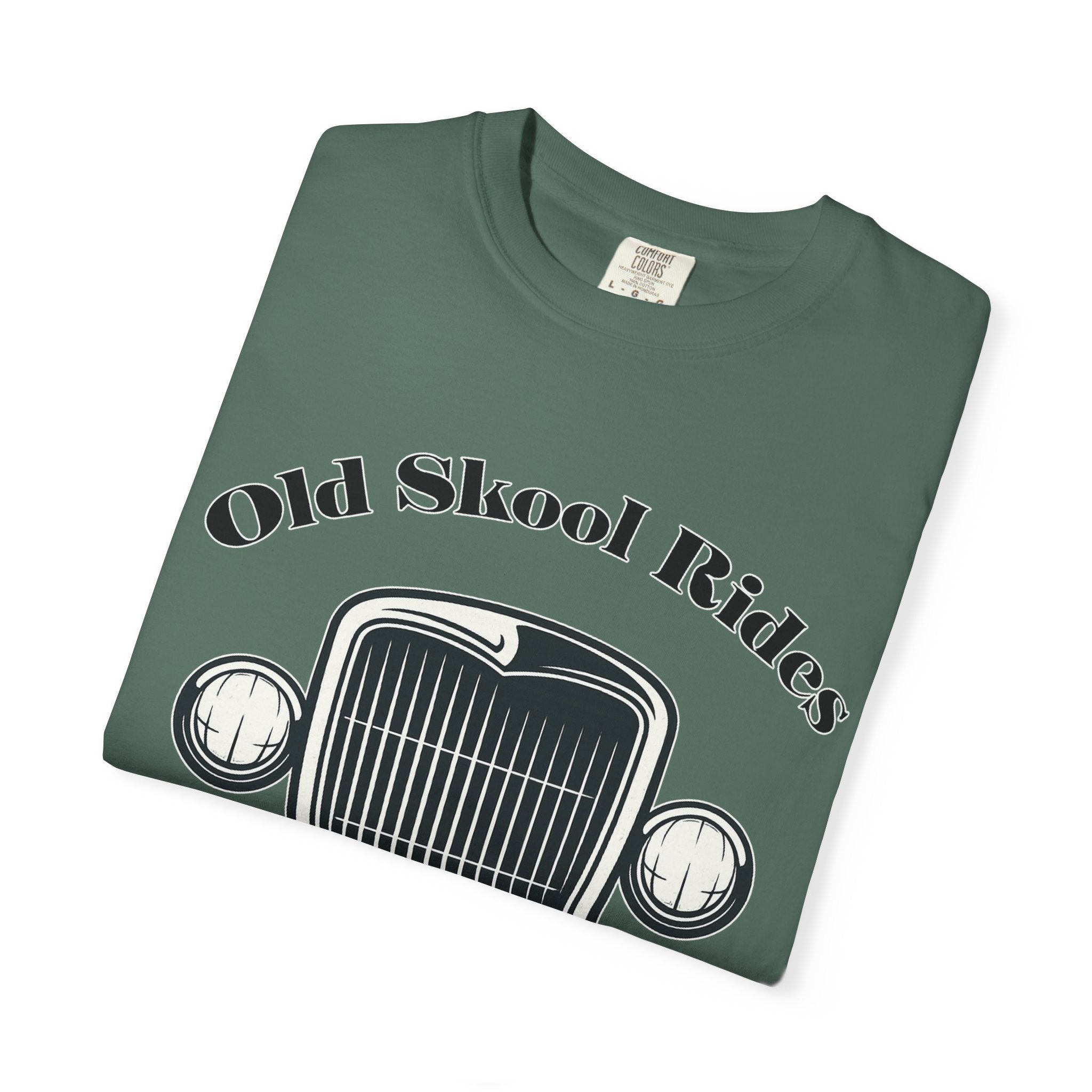 Base Old Skool Rides T-Shirt — Vintage Car Grill Graphic Tee (Est. 2018)